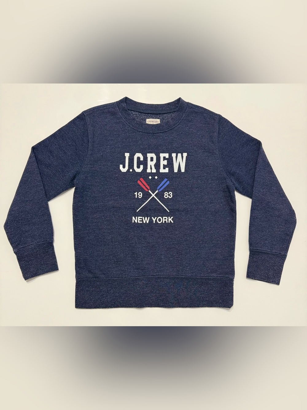 Crewcuts Boys Navy J.CREW Pullover - Small 6/7